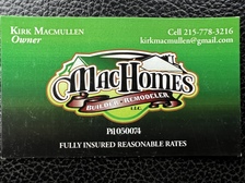 Logo for MacHomes, LLC