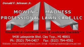 Mowing Madness Professional Lawn Care, LLC logo