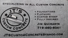 JT's Custom Concrete logo