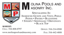 Molina Pools and Masonry, Inc. logo