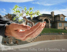 Logo for T.V.C.S. Green Lawns R Us