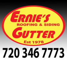 Ernie's Roofing Siding Gutter of Denver logo