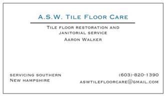 A.S.W. Tile Floor Care logo