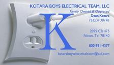 Kotara Boys Electrical Team, LLC logo