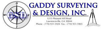 Gaddy Surveying & Design, Inc. logo
