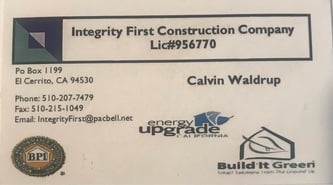 Integrity First Construction logo