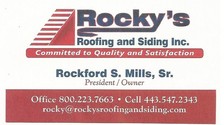 Rocky's Roofing & Siding, Inc. logo