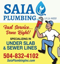 Logo for Saia Plumbing