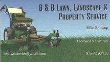 Logo for B & B Lawn, Landscape, & Property Service