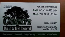 Logo for Currey's Brush Removal, LLC