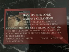 Avatar for David's Restore Carpet Cleaning