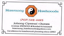 Harmony Hardwoods logo