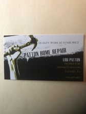 Logo for Patton Home Repair - Unlicensed Contractor