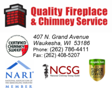 Quality Fireplace and Chimney Service logo