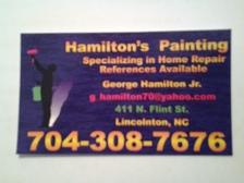 Hamiltons Painting logo