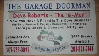 The Garage Doorman logo