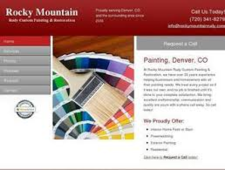 Logo for Rocky Mountain Rudy Custom Painting & Restoration