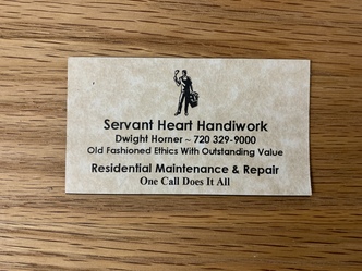 Servant Heart Handiwork, LLC logo