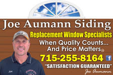 Logo for Joe Aumann Siding of Loyal, Inc.