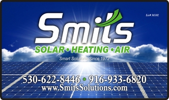 SMITS SOLAR HEATING & AIR logo