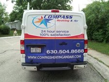 Logo for Compass Heating and Air Conditioning