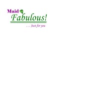 Maid Fabulous!, Inc. logo