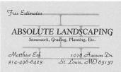 Absolute Landscaping, Inc. logo