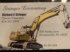 Stringer Excavating logo
