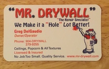 Mr. Drywall - Beranda Facebook logo