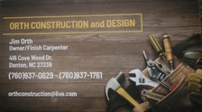 Logo for Orth Construction