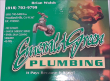 Emerald Green Plumbing logo