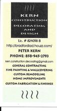 Logo for Kern Construction Decorating & Design