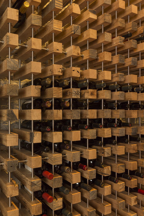 Rustic Wine Cellar with wine storage