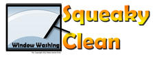 Squeaky Clean Window Washing logo