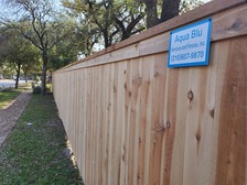 Logo for Aqua Blu Services: Fencing Experts