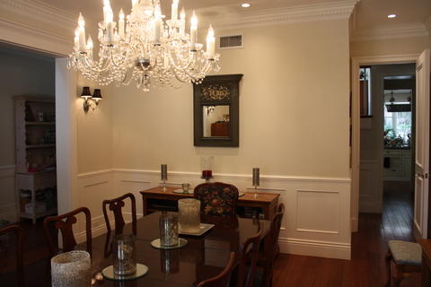 Colonial Dining Room with colonial traditional style dining room
