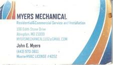 Myers Mechanical logo