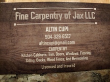 Fine Carpentry of Jax, LLC logo