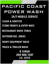 Pacific Coast Power Wash logo