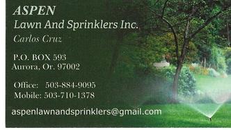 Aspen Lawn & Sprinklers, Inc. logo