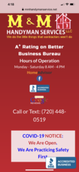 M&M Handyman Services, LLC logo