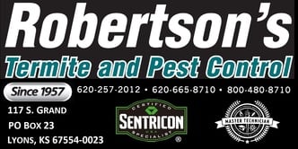 Robertson's Termite & Pest Control logo