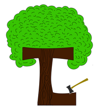 Logo for L & T Tree Services