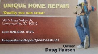 Unique Home Repair, LLC logo