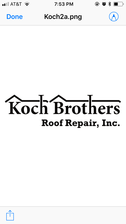 Koch Brothers Roof Repair, Inc. logo