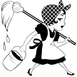 Ally's Cleaning Service logo