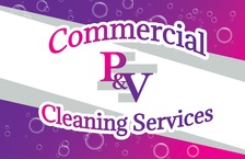 Logo for P&V Commercial Cleaning Services - Home Facebook