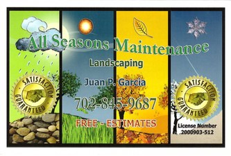 All Seasons Maintenance and Landscaping logo