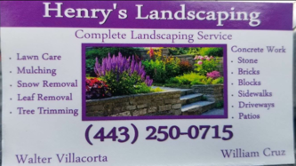 Henry's Landscaping, Inc. logo