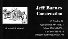 Logo for Jeff Barnes Construction, LLC